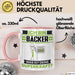 Bäcker Tasse Geschenk für Bäcker Geburtstag Lustiger Spruch Kaffee-Becher Was Ist Deine Superkraft Rosa Trendation