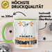 Trompeter Geschenk Tasse So Gut Kann Nur Ein Trompeter Aussehen Geschenkidee Kaffee-Becher Grün Trendation