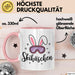 Skifahren Skifahrer Tasse Geschenk Skihäschen Geschenkidee Geschenkidee Lustig Rosa Trendation