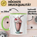 Milchshake Fan Tasse Geschenkidee Dessertgetränk Liebhaber Grün Trendation