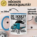 Lkw Fahrer Trucker Tasse Geschenk Lustige Geschenkidee Spruch Du Denkst Vielleicht Ich Höre Dir Zu Blau Trendation