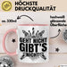 Handwerker Geschenk Tasse Geht Nicht Gibts Nicht Handwerk Hausmeister Geschenkidee Spruch Kaffee-Becher Rosa Trendation