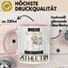 Athletin Tasse Geschenk Becher Stark Attraktiv Furchtlos Athletin Lustige Geschenkidee Rosa Trendation