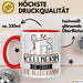 Kellnerin Geschenk Tasse Becher Die Frau Die Allen Kann Geschenkidee für eine Kellnerin Lustig Rot Trendation