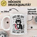 Katzen Tasse Geschenk Duct Duct Tape Geschenkidee Lustig Katze Sarkasmus Weiß Trendation