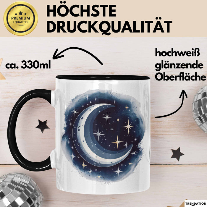 Astronomie Tasse Geschenkidee für Sternengucker Spruch Trendation