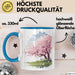 Frühlingszeit Tasse Geschenkidee für Naturliebhaber Blau Trendation
