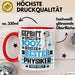 Physiker Geschenk Lustiger Spruch für Physiker Geschenkidee Bester Physiker Der Welt Rot Trendation