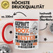 Tierheimunterstützer Geschenk Lustiger Spruch für Tierheimunterstützer Geschenkidee Bester Tierheimunterstützer Der Welt Rot Trendation
