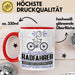 Radfahrer Geschenk Tasse Ich Bin Radfahrer Aber Sag Doch Einfach Superheld Lustige Geschenkdiee für Radfahrer Kaffee-Becher Rot Trendation