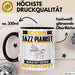 Jazz-Pianist Tasse Geschenk für Jazz-Pianist Geburtstag Lustiger Spruch Kaffee-Becher Was Ist Deine Superkraft Schwarz Trendation