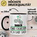 Geschenk für BMX-Fahrerin Tasse Lustige Geschenkidee Geburtstag Ich Bin BMX-Fahrerin Ich Darf Das Trendation