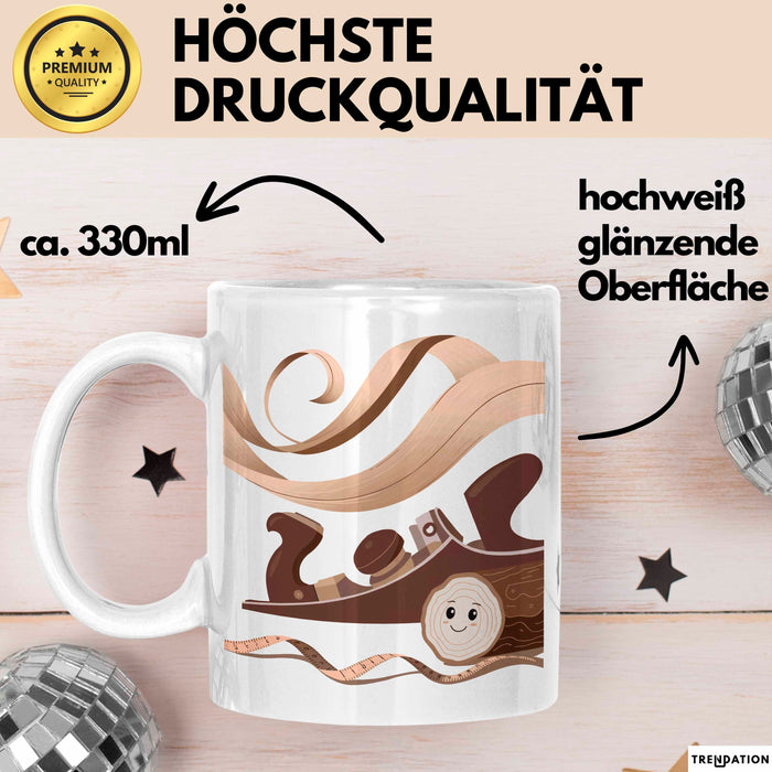 Holzarbeiter Tasse Geschenk Lustige Geschenkidee Spruch Für Holzhandwerk Fans Weiß Trendation