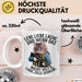 Sarkastische Katze Tasse Geschenk Lustige Geschenkidee Lebe Liebe Lache Weiß Trendation