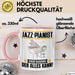 Jazz-Pianist Tasse Geschenk für Jazz-Pianist Der Mann Der Alles Kann Geschenkidee zum Geburtstag Rosa Trendation