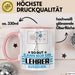 Lehrer Geschenk Tasse So Gut Kann Nur Ein Lehrer Aussehen Geschenkidee Kaffee-Becher Rosa Trendation