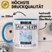 Taucherin Tasse Geschenk Ich Bin Taucherin Warum Weil Ich Es Kann Geschenkidee Geburtstag Blau Trendation