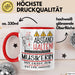 Musikerin Tasse Geschenk Lustig Abstand Halten Hochleistungs-Musikerin Mit Drang Zur Perfektion Bei Der Arbeit Rot Trendation