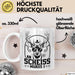 An Scheiss Muass I München Geschenkidee Spruch Hirsch Tasse Kaffee-Becher Weiß Trendation