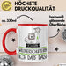 Geschenk für Wildtierschützerin Tasse Lustige Geschenkidee Geburtstag Ich Bin Wildtierschützerin Ich Darf Das Rot Trendation