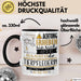 Tierpflegerin Tasse Geschenk Lustiger Spruch Bitte Erheben Sie Sich Seine Majestät Die Tierpflegerin Betritt Den Raum Schwarz Trendation