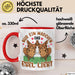 Esel-Liebhaberin Tasse Geschenk Mädchen Frauen Esel-Liebhaber Geschenkidee Becher Rot Trendation