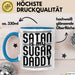 Satan Is My Sugar Daddy Geschenk Tasse Satanisten Kaffee-Becher Blau Trendation