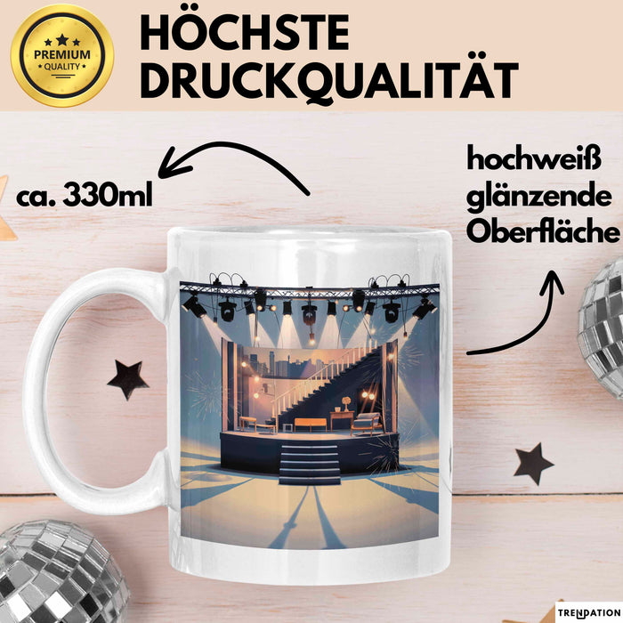 Bühnenbildner Tasse Geschenk Lustige Geschenkidee Spruch Für Bühnen Kreative Weiß Trendation