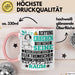ElektronischerMusikproduzent Geschenk Tasse Lustiger Spruch Erheben Sie Sich Der ElektronischerMusikproduzent Betritt den Raum Rosa Trendation