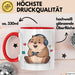 Capybara Videospieler Tasse Geschenk Lustige Geschenkidee Rot Trendation