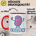 Biologe Tasse Geschenk Cellfie Wissenschaft Geschenkidee Rot Trendation