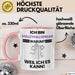 Volleyballspieler Geschenk Tasse Lustiger Spruch Ich Bin Volleyballspieler Warum Weil Ich Es Kann Geschenkidee Bester Volleyballspieler Geburtstag Kaffee-Becher Rosa Trendation
