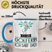 Geschenk für Golferin Tasse Lustige Geschenkidee Geburtstag Ich Bin Golferin Ich Darf Das Blau Trendation