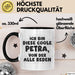 Petra Tasse Ich Bin Diese Coole Petra, Von Der Alle Reden Geschenk Schwarz Trendation