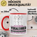 Yogalehrer Geschenk Tasse Ich Bin Yogalehrer Aber Sag Doch Einfach Superheld Lustige Geschenkdiee für Yogalehrer Kaffee-Becher Rot Trendation