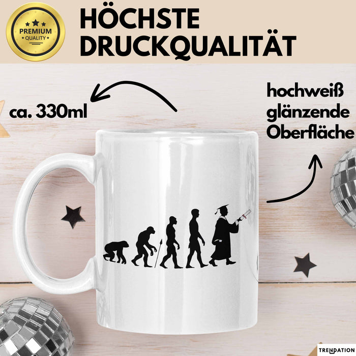 Anwalt Tasse Geschenk Evolution der Juristen Rechtsanwalt Weiß Trendation