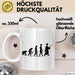 Anwalt Tasse Geschenk Evolution der Juristen Rechtsanwalt Weiß Trendation