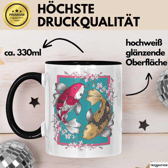 Koi-Fisch-Liebhaber Tasse Geschenk Koifische Trendation