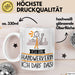 Geschenk für Handwerkerin Tasse Lustige Geschenkidee Geburtstag Ich Bin Handwerkerin Ich Darf Das Weiß Trendation