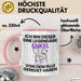 Enkel Geschenk Tasse Lustige Geschenkidee Geburtstag für Enkel Ich Bin Dieser Legendäre Enkel Von Dem Alle Geredet Haben Kaffee-Becher Rosa Trendation