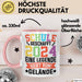Schule Geschafft Abschluss Abi Tasse Geschenk 2025 Eine Legende Geht Vom Gelände Rosa Trendation