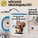 Sarkastisches Eichhörnchen Sarkasmus Tasse Geschenk Lustige Geschenkidee Spruch Ich Bin Die Ruhe Selbst Nur Eben In Nervös Blau Trendation