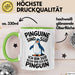 Sarkastischer Pinguin Tasse Geschenk Lustige Geschenkidee Spruch Pinguine Sind Süß Ich Bin Süß Also Bin Ich Ein Pinguin Grün Trendation