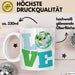 Erde Love Welt Tasse Geschenk Umwelt Kaffee-Becher Weiß Trendation