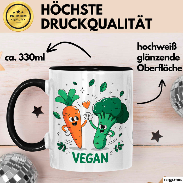 Veganer Tasse Geschenk Lustige Geschenkidee Spruch Für Pflanzliche Ernährung Fans Trendation