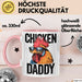 Huhn Tier Bauer Tasse Becher Geschenk Lustige Geschenkidee Spruch Hühnerpapa Rosa Trendation