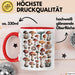Pilzliebhaber Tasse Geschenkidee Pilz Fan Geschenkidee Lustig Rot Trendation