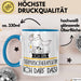 Geschenk für Tierphysiotherapeutin Tasse Lustige Geschenkidee Geburtstag Ich Bin Tierphysiotherapeutin Ich Darf Das Blau Trendation