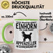 Appenzeller Sennenhund Hund Tasse Geschenk Lustige Geschenkidee Spruch Ich Brauche Kein Einhorn Ich Habe Einen Appenzeller Sennenhund Grün Trendation