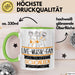 Live-Musik-Fan Weil Es Keinen Schöneren Beruf Gibt Tasse Geschenk für Eine Live-Musik-Fan Lustig Grün Trendation